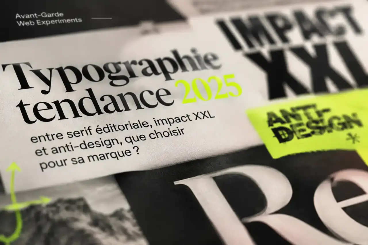 Typographie tendance 2025 : entre serif éditoriale, impact XXL et anti-design, que choisir pour sa marque ?