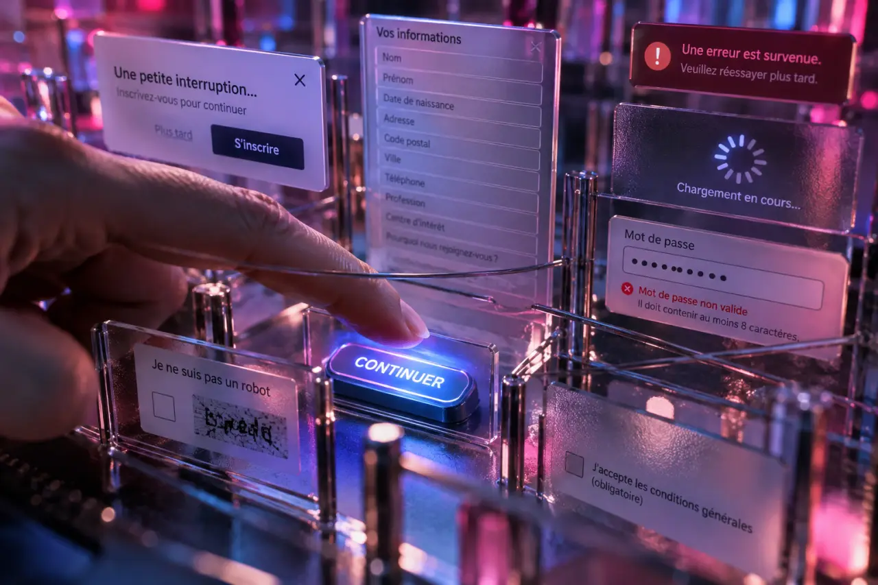Bad UX : 7 frictions qui transforment une action simple en abandon